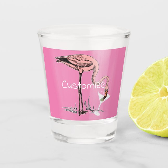 Vaso De Chupito Flamingo Beber Martini Thunder_Cove (Anverso)