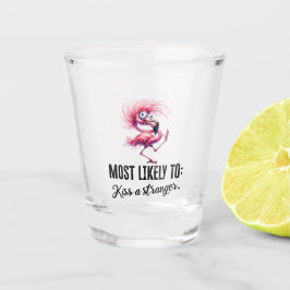 Vaso De Chupito Flamingo Cara divertida para Fiesta