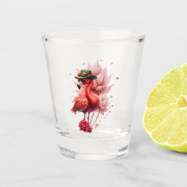 Vaso De Chupito Flamingo Steampunk - Arte digital fantástico