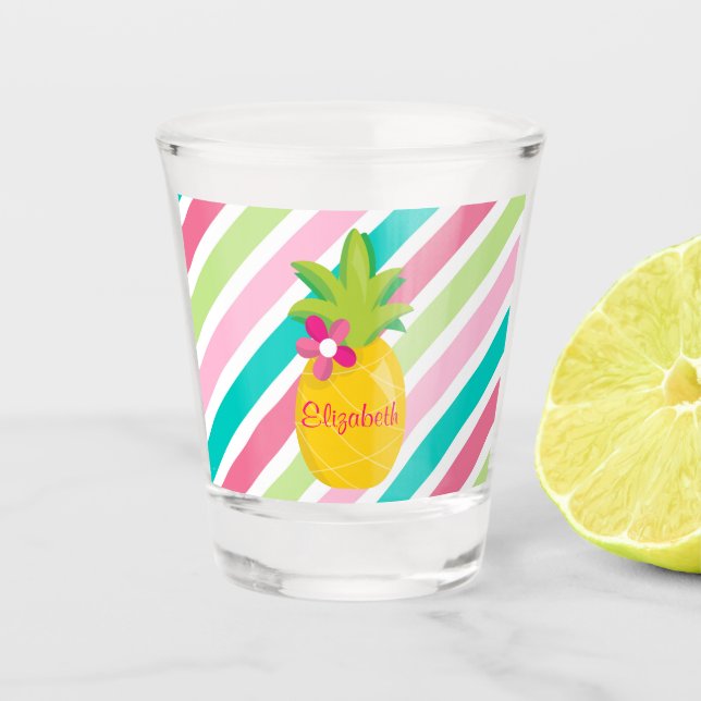 Vaso De Chupito Flavores de piña (Anverso)
