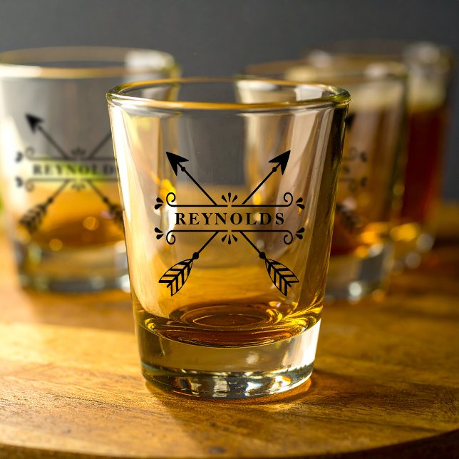 Vaso De Chupito Flechas Cruzadas Rústicas ID615 (Subido por el creador)
