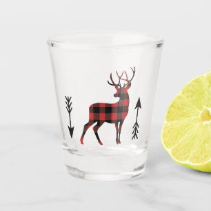 Vaso De Chupito Flechas derechas de los ciervos de la tela