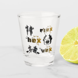Vaso De Chupito Flex. Hex. Vex. Brujas con Positividad Corporal y 
