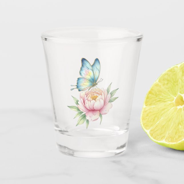 Vaso De Chupito Flor (Anverso)