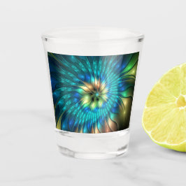 Vaso De Chupito Flor de fantasía luminosa, fragancia abstracta col
