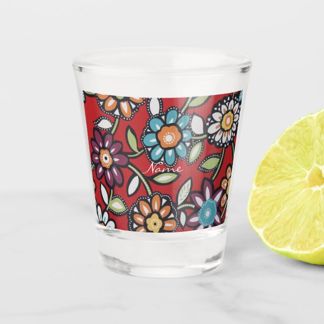 Vaso De Chupito Flor hippie Thunder_Cove (Anverso)