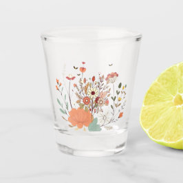 Vaso De Chupito Flora Delicada N08