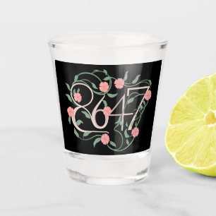 Vaso De Chupito Floral Sutil Anti Trump 8647 86 47 Boho
