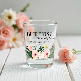 Vaso De Chupito Floral tropical pero primera mimosas Bridal Shower