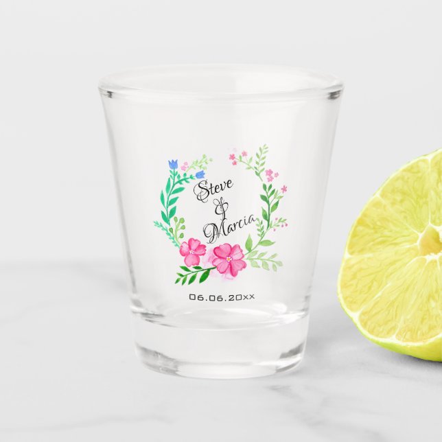 Vaso De Chupito Floral Wreath (Anverso)