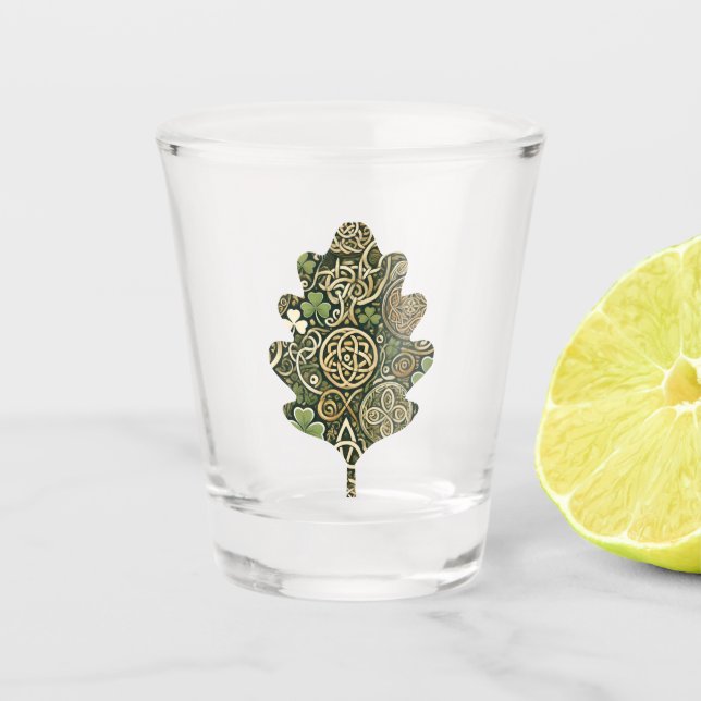 Vaso De Chupito Florecer Celta (Anverso)