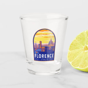 Vaso De Chupito Florence Italy Travel Art Vintage
