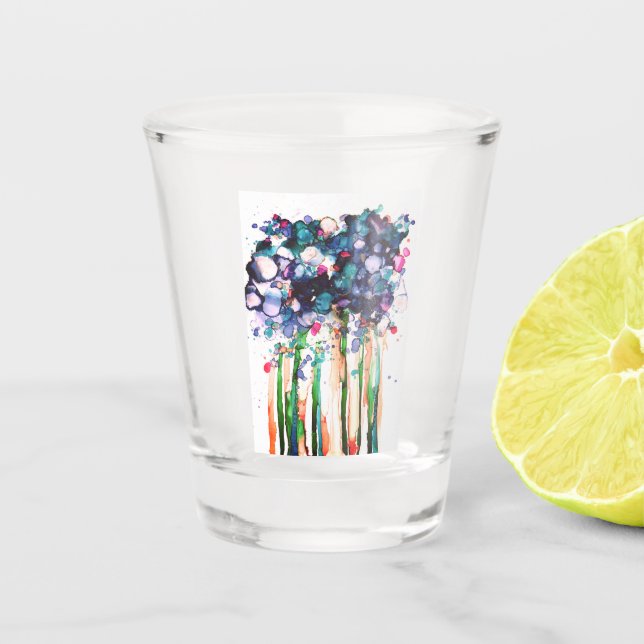 Vaso De Chupito Flores (Anverso)