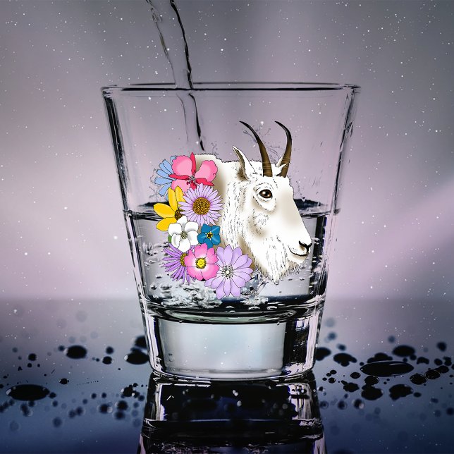 Vaso De Chupito Flores de cabra de Montaña Blanca (Subido por el creador)