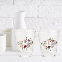 Vaso De Chupito Flores de fotos de color modernas enmarcan el rega