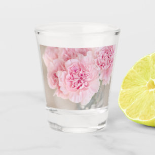 Vaso De Chupito Flores rosa
