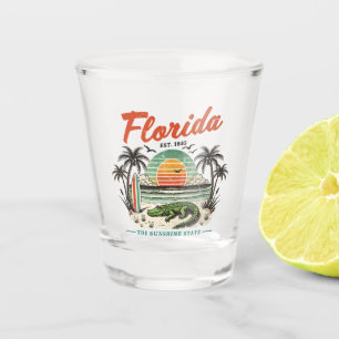 Vaso De Chupito Florida, El Estado Sunshine - Sunset Beach Scene
