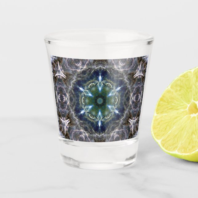 Vaso De Chupito Folk Mandala (Anverso)