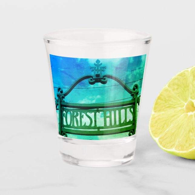 Vaso De Chupito Forest Hills, Queens, NYC (Anverso)