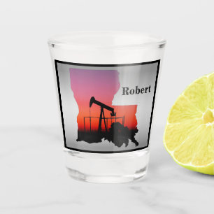 Vaso De Chupito Forma personalizada de Jack Louisiana de bombeo de