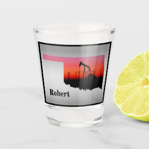 Vaso De Chupito Forma personalizada de Jack Oklahoma de bombeo de