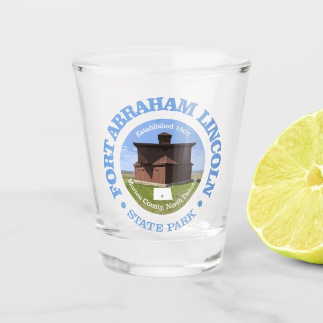 Vaso De Chupito Fort Abraham Lincoln SP (Anverso)
