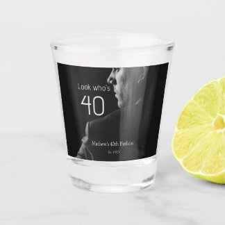 Vaso De Chupito foto cumpleaños 40 nombre hombre año aprox.