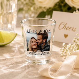 Vaso De Chupito Foto de Boda de Quién se Casa