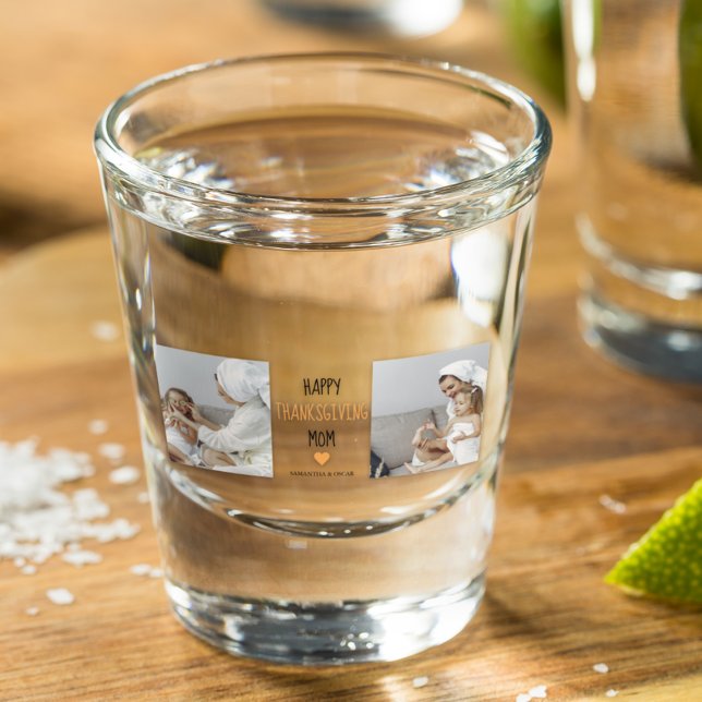 Vaso De Chupito Foto de colección moderna Feliz Día de Acción de G (Subido por el creador)