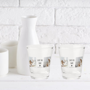 Vaso De Chupito Foto de colección moderna Te ama a tu mamá Mejor r