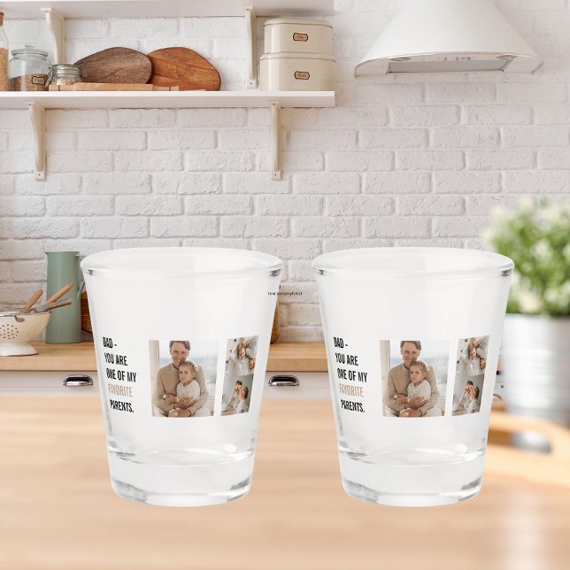 Vaso De Chupito Foto de colección moderna y regalo del Día del Pad (Subido por el creador)