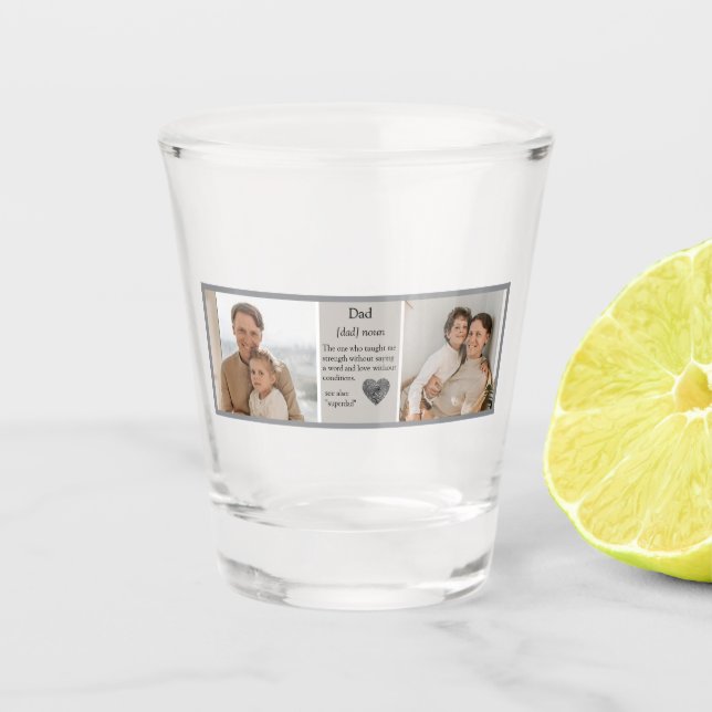 Vaso De Chupito Foto de colección personalizada | Vidrio caliente  (Anverso)
