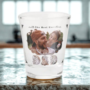 Vaso De Chupito Foto de Guay Vintage Best Dad Elegant Script