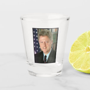 Vaso De Chupito Foto de la Casa Blanca del presidente Bill Clinton