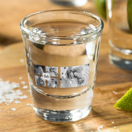 Vaso De Chupito Foto de la familia Collage de moda Inicio blanco y