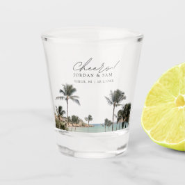 Vaso De Chupito Foto De Lihue Kauai Boda Favor De La Salud Vidrio 