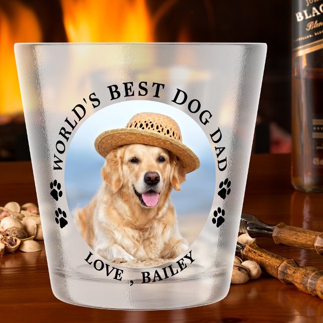 Vaso De Chupito Foto de Mascota personalizada del mejor perro del  (Subido por el creador)