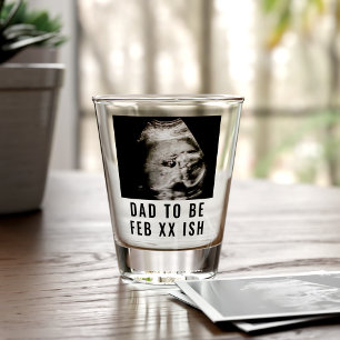 Vaso De Chupito Foto de ultrasonido El Día del Padre debe ser