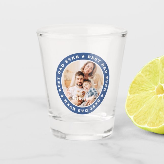 Vaso De Chupito Foto del mejor Personalizado de estrellas moderno (Anverso)