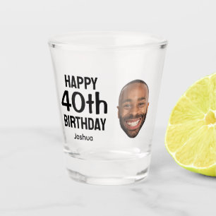 Vaso De Chupito Foto divertida de cara personalizada para hombres