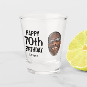 Vaso De Chupito Foto divertida de rostro personalizado para hombre
