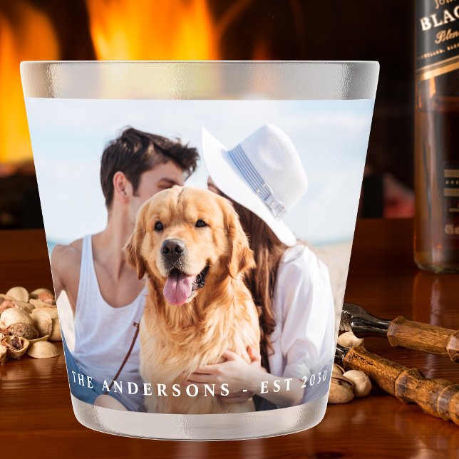 Vaso De Chupito Foto personalizado Nombre De Recién Nombrado Fecha (Subido por el creador)