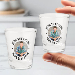 Vaso De Chupito Foto y texto personalizados