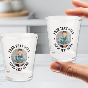 Vaso De Chupito Foto y texto personalizados
