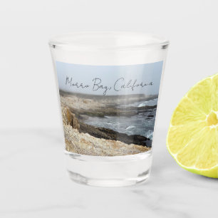Vaso De Chupito Fotografía de acantilados oceánicos de Morro Bay C