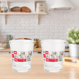 Vaso De Chupito Fotografía de Collage moderna de la mejor mamá de