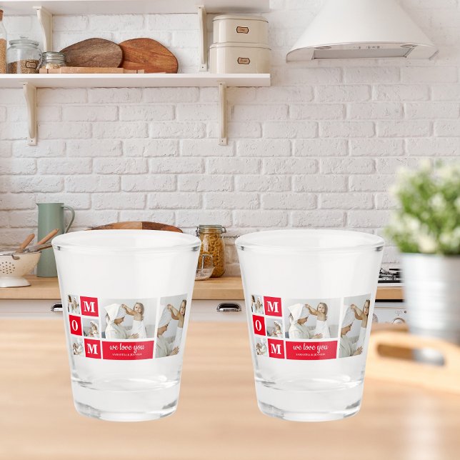 Vaso De Chupito Fotografía de Collage moderna de la mejor mamá de  (Subido por el creador)