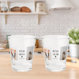 Vaso De Chupito Fotografía de Collage moderna mejor perro de papá