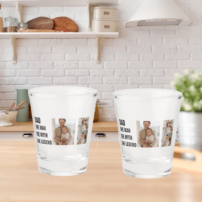 Vaso De Chupito Fotografía de Collage moderna | Regalo de papá (Subido por el creador)