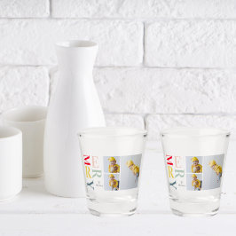 Vaso De Chupito Fotografía De Collage Y Cereza Colorida | Feliz fe